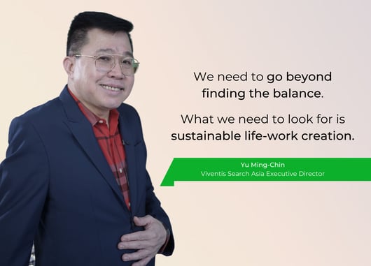 We need to go beyond finding the balance. What we need to look for is sustainable life-work creation. (1)